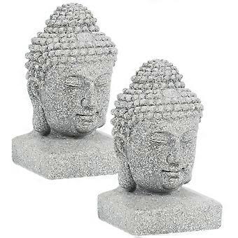 Petite statuette de Bouddha décorative pour aquarium (lot de 4)