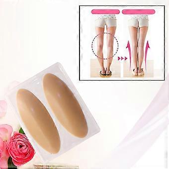 Anti Allergic Soft Silicone Calf Pads, Self-adhesive Silicone Calf Pads Correct Leg Shape Women Calf Leg Corrector NEHXV-hy