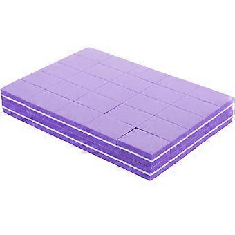 Nail File Buffer Block Sponge Tool for Trimming 150Pcs Purple Manicure Set