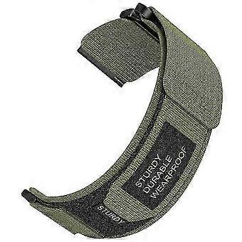 Suunto 9/7 / Spartan Sport HR Baro 24mm Pulseira de Relógio de Nylon com Fecho de Laço - Pulseira Cinza
