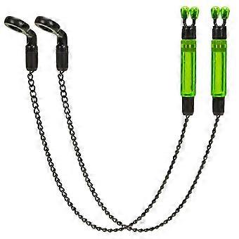 2pcs Bite Alarms Carp for Fishing Alarm Indicator Green