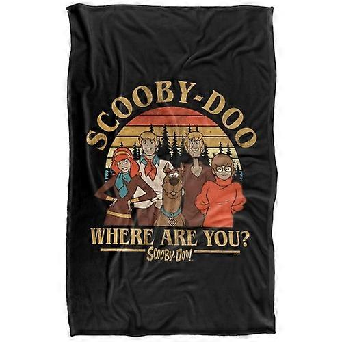 Scooby Doo Mountain Scene Soft Touch Blanket