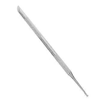 Nagelhautschieber aus Metall, 5-teilig, doppelseitig, silberfarben