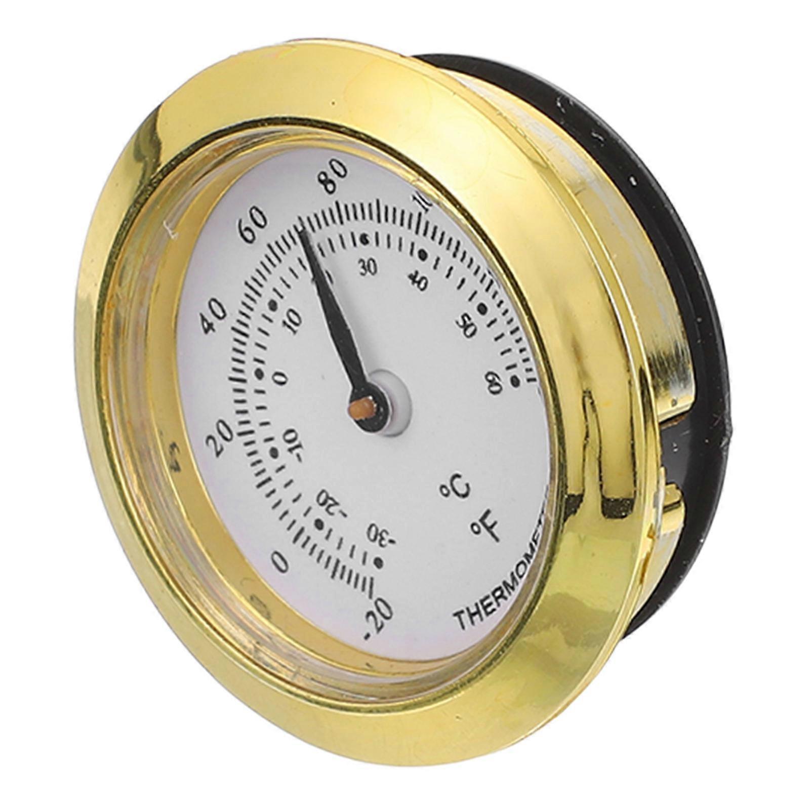 Round Temperature Measuring Device for Car Use Compact