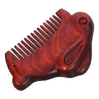 Wooden Travel Comb for Women Fine Tooth Detangling 2Pcs Small Pocket Comb