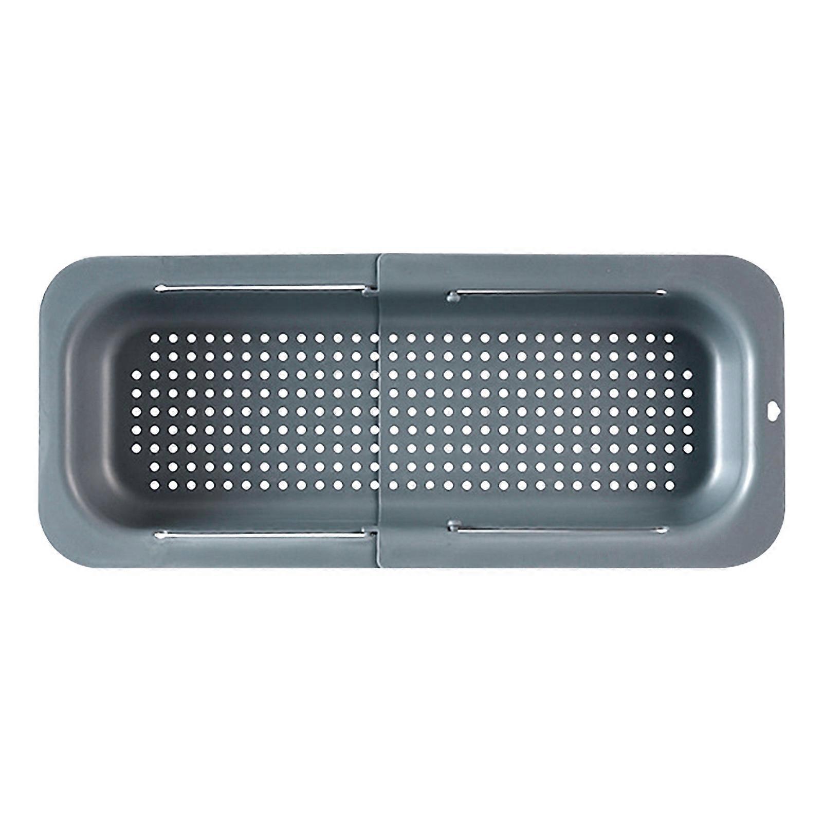 PP Plastic Sink Strainer Basket with Extendable Fit for Kitchen Use