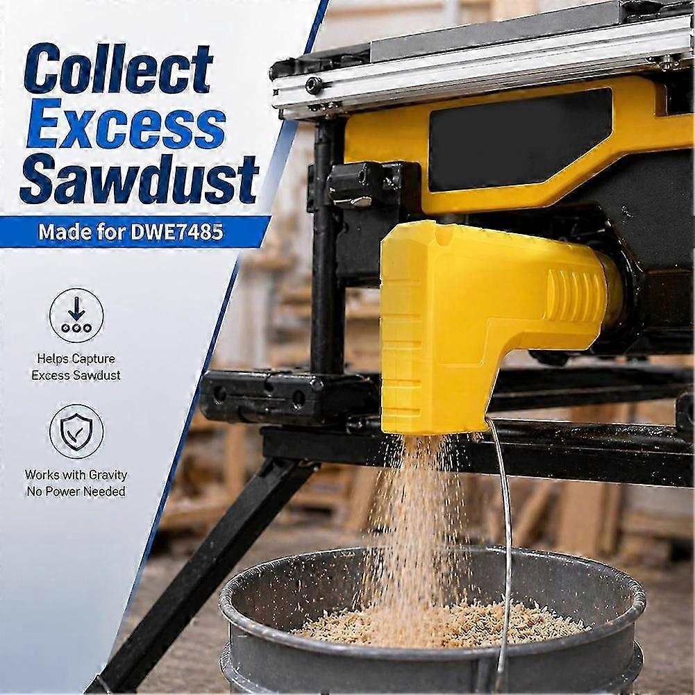 Gravity-Powered Dust Port Adapter