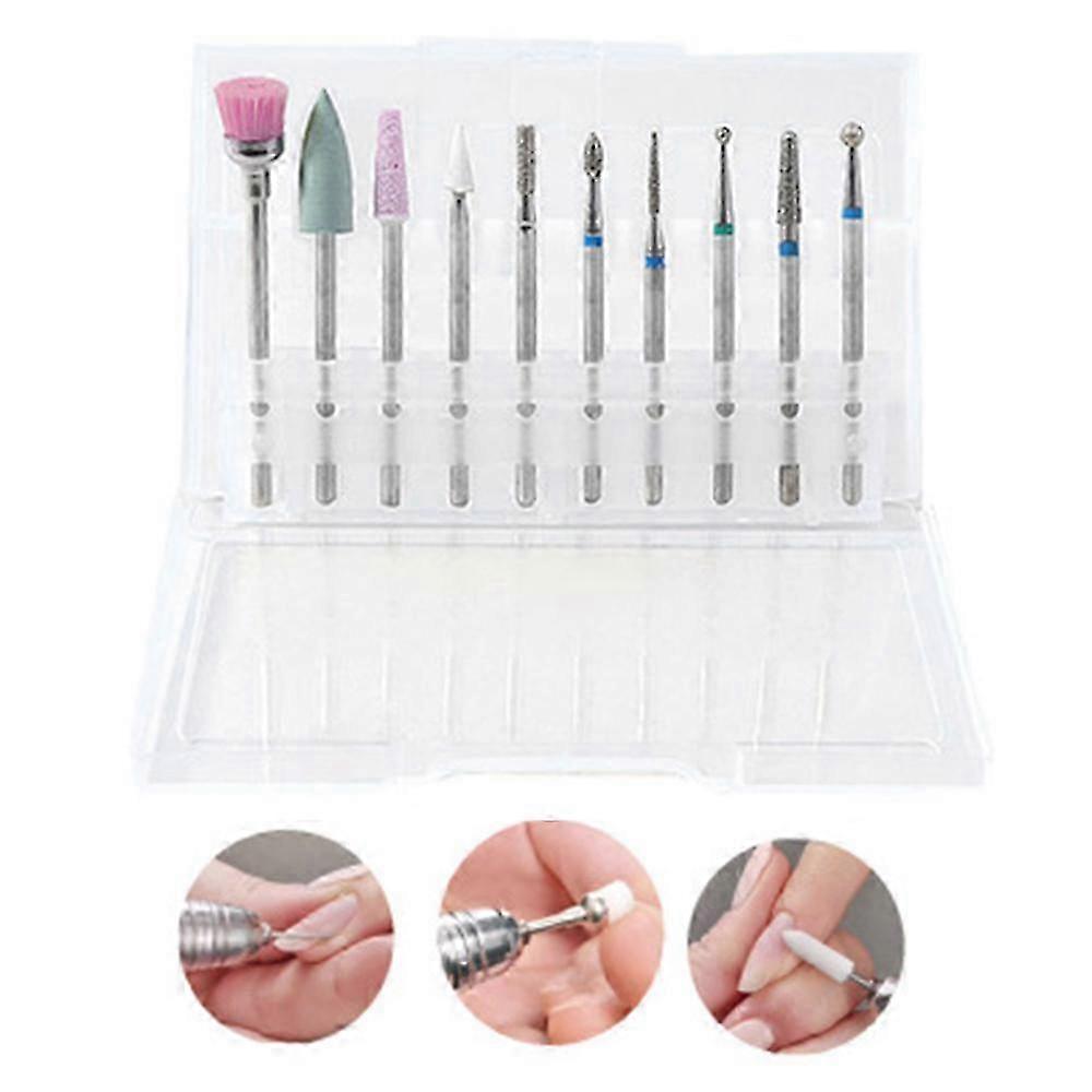 Flat Top Diamond Cuticle Drill Bit
