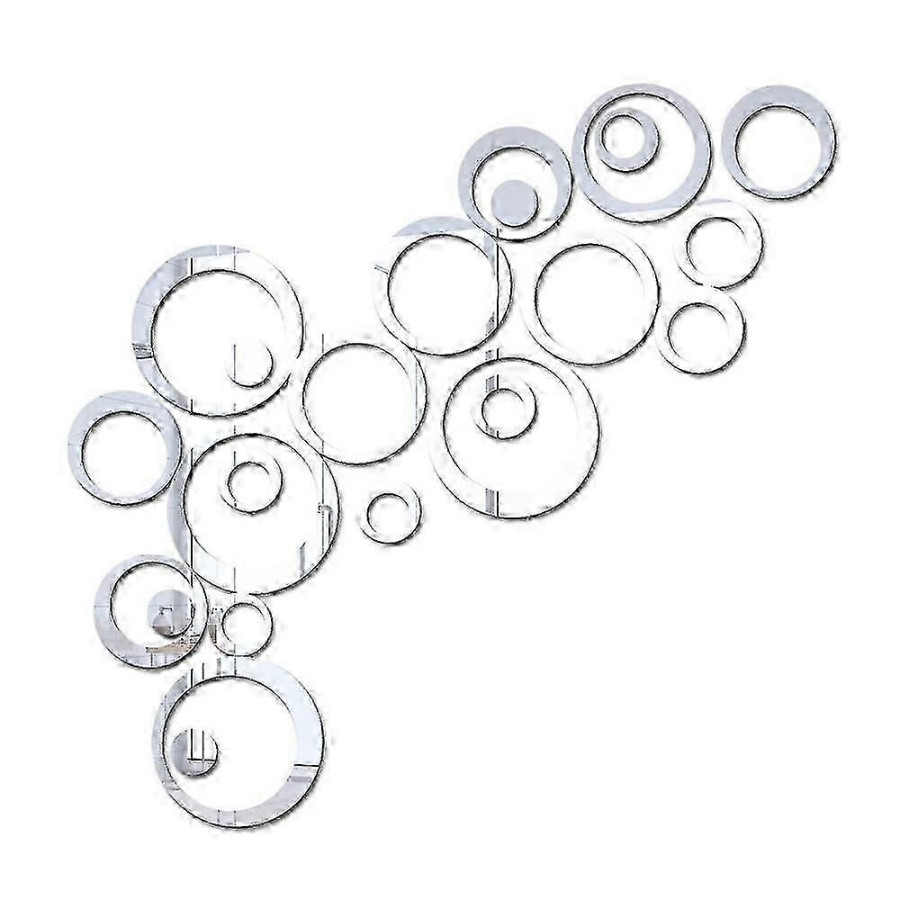Removable Round Mirror Wall Stickers