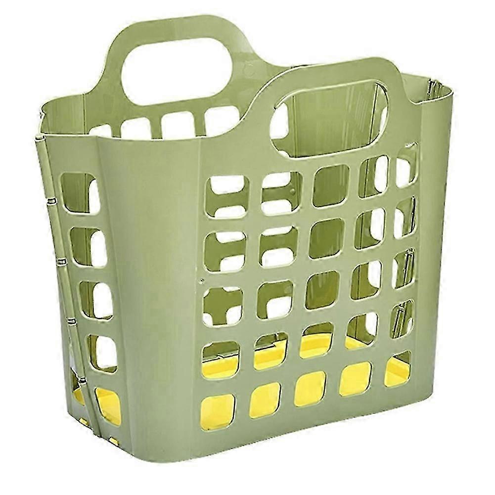 Laundry Basket Plastic Foldable Wall-Mounted Dirty Clothes Plastic Laundry