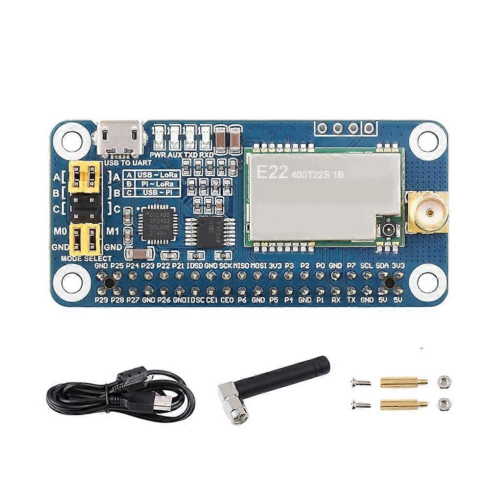 For Raspberry Pi LoRa Expansion Board SX1268 470M LoRa HAT Module UART Interface for Long-Range Wireless Communication