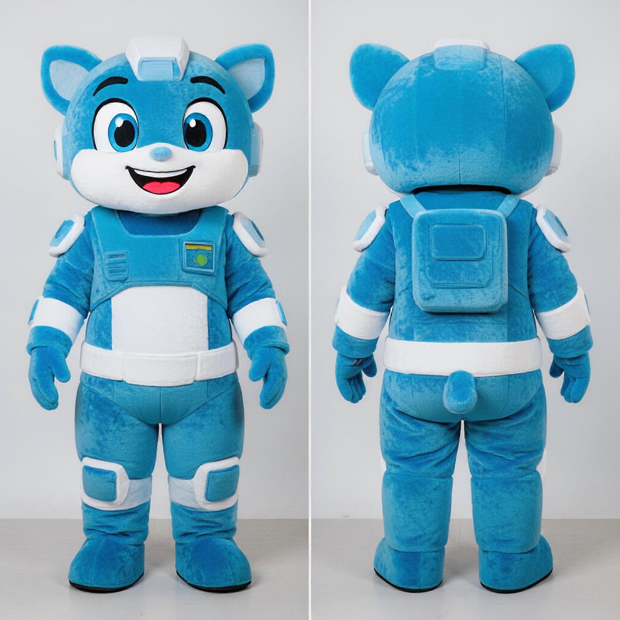 MASTICOT Cyan Brave Para Commando Mascot
