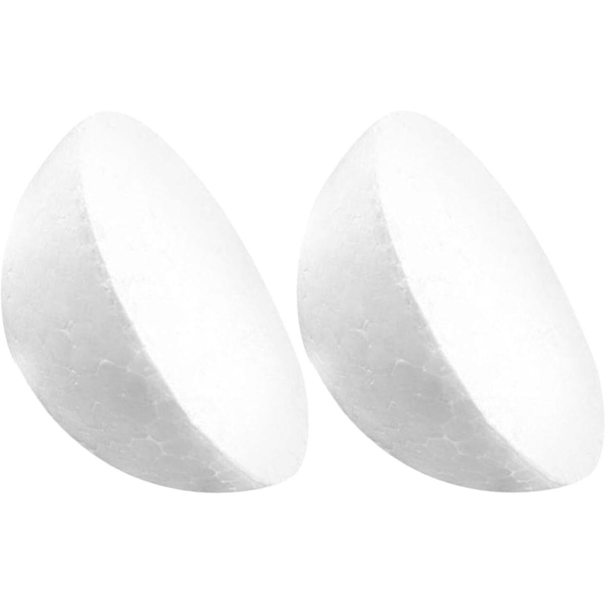 Foam Half Ball 2pcs Polystyrene Half Sphere Blocks