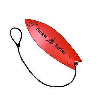 Red Finger Surfboard 38x120mm Mini Finger Skateboard Toy with Bright Color Compact Design Party Gift