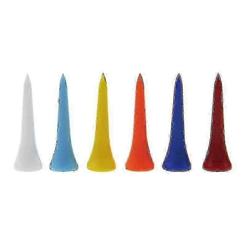 Rubber Pad Top Plastic Golf Tee (40pcs) UV