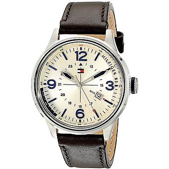 Tommy hilfiger peter Quartz Analog Man Watch with Cowhide Bracelet 1791102