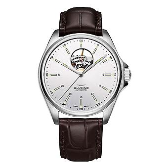 Combat classic open art Automatic Analog Men's Watch with Cowhide Bracelet GL0120