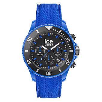 Chrono Quartz Montre Analogique Homme avec Bracelet Silicone IC019840