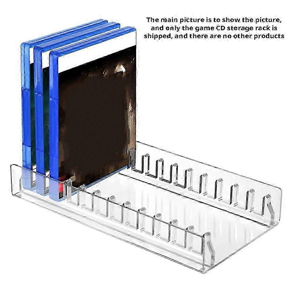 Suitable for: Acrylic game disc holder/display rack, transparent model
