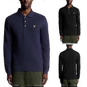 Lyle and Scott Mens Polo Shirt LP400VOG Long Sleeve Summer Casual Cotton Tee