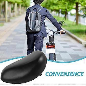 Electric bike Seat Cushion Foldable for Comfortable Ride Black SaddleJJ