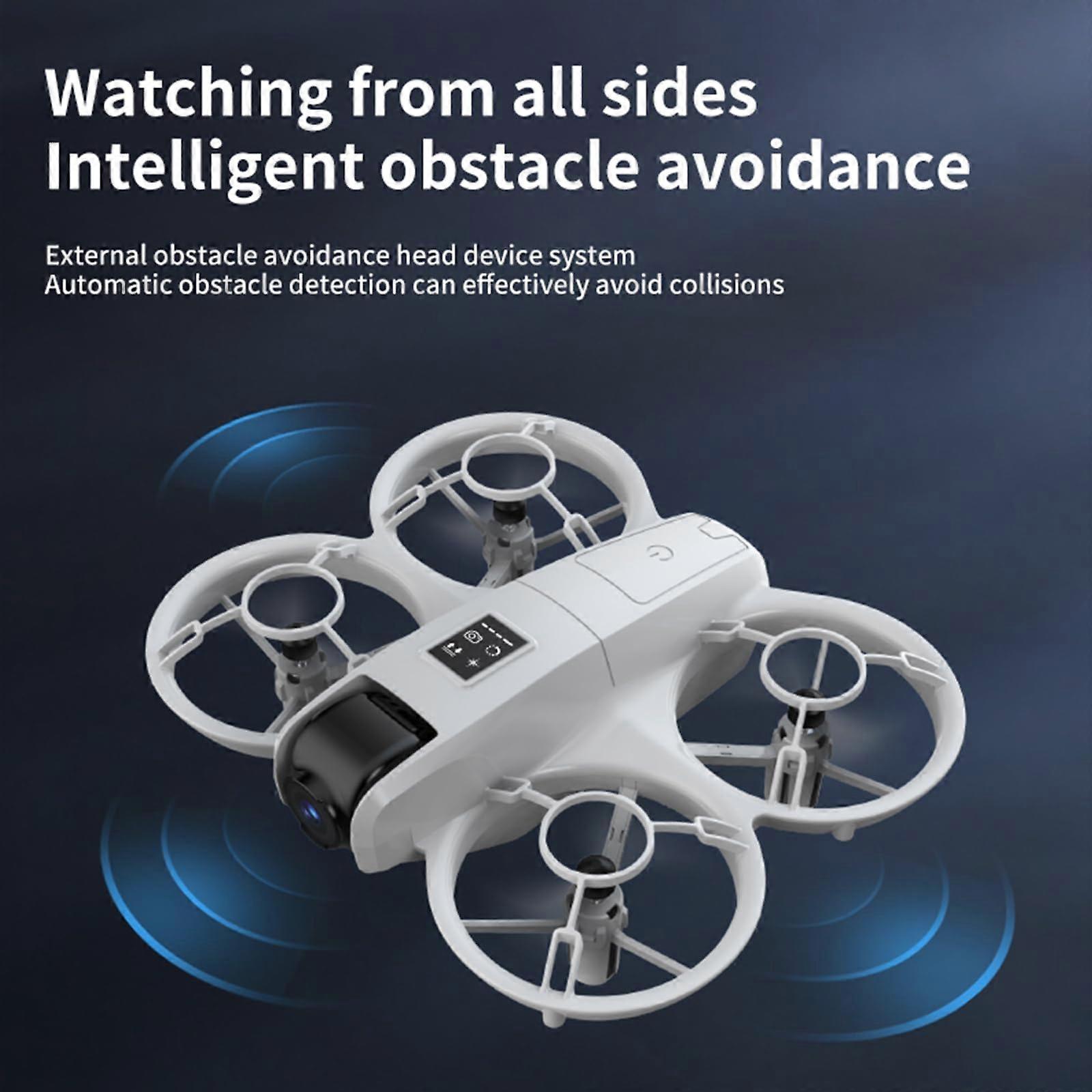 Camera Drone with HD Adjustable Lens, Intelligent Obstacle Avoidance, Optical Flow Hover, Long Battery