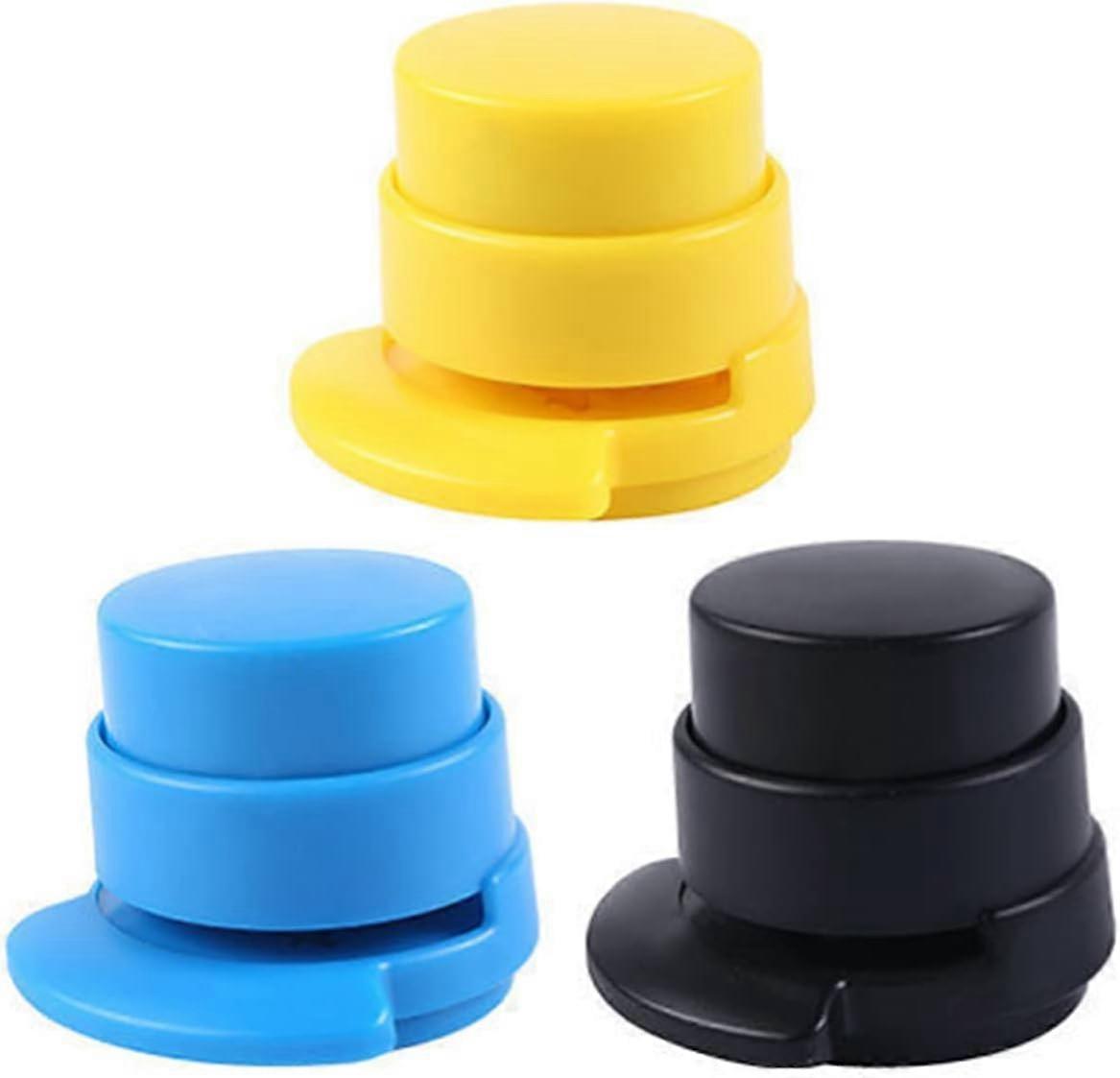 3pc Portable Needleless Paper Binder