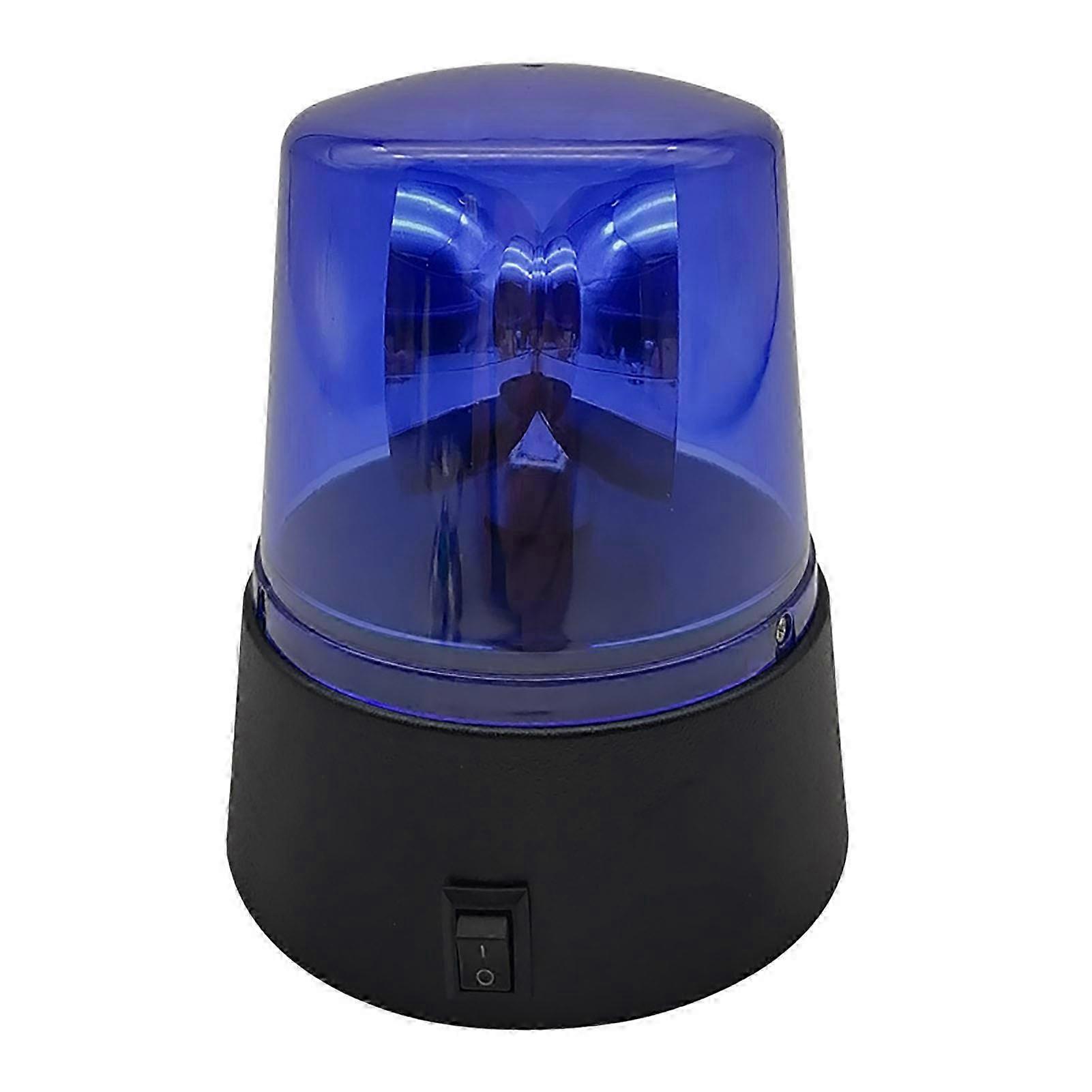 360° Rotating Blue Strobe Light