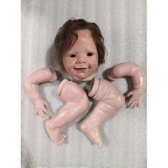 NPK 20inch April Awake Finished Painted Doll Kit Lifelike Soft Touch DIY Toy Cute Doll Parts