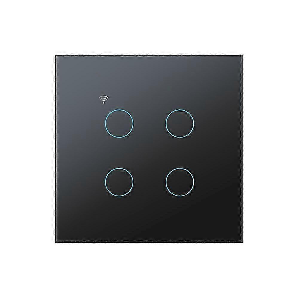 Tuya EU Wifi Smart Wall Light Switch Luxuray Glass Panel Touch Sensor Timer