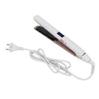 Salon Hair Straightener Dual Use Flat Iron Curler Hair Straightening Iron 100?240VEU Plug-brnv