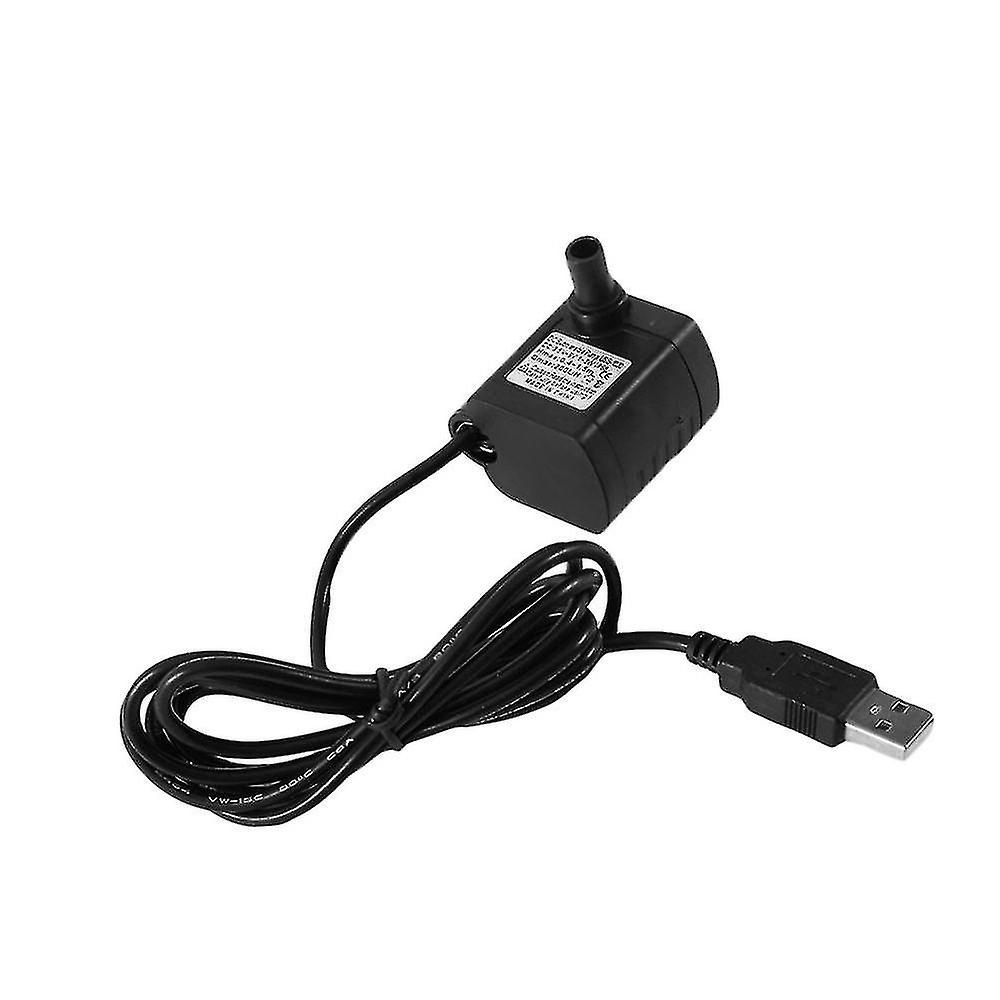 Usb Mini Dc3.5-9v 3w 200l/h Brushless Submersible Pump Shower Aquarium Fountain Pond Tank Pump Drop Shiping