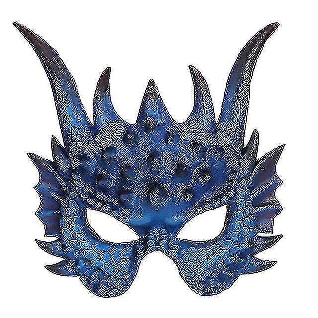 Kids Dragon Costume Set - Wings, Tail & Mask For Pretend Play, Halloween, Cosplay (Foam)
