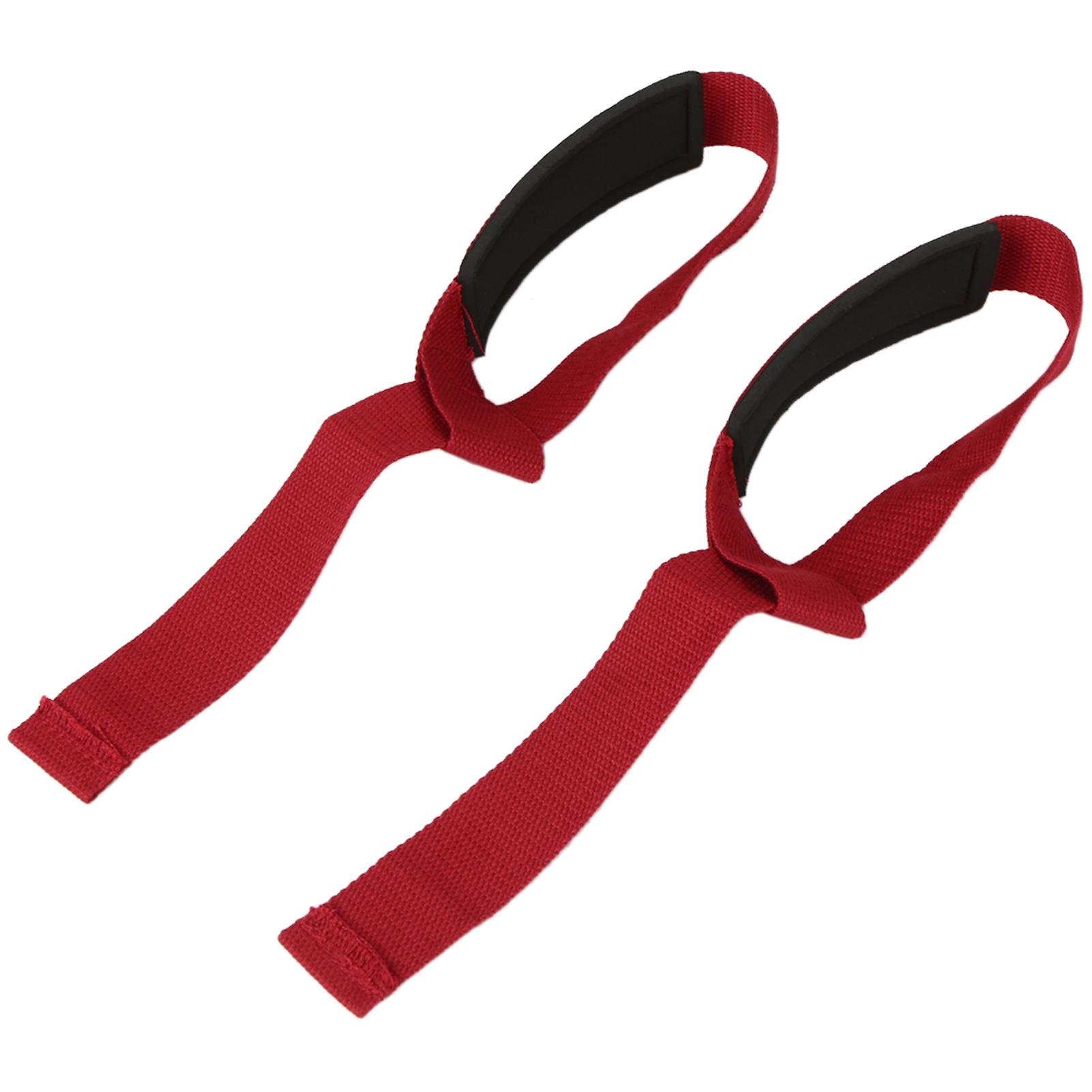 Weight Lifting Straps Padded Wrist Support Wrap