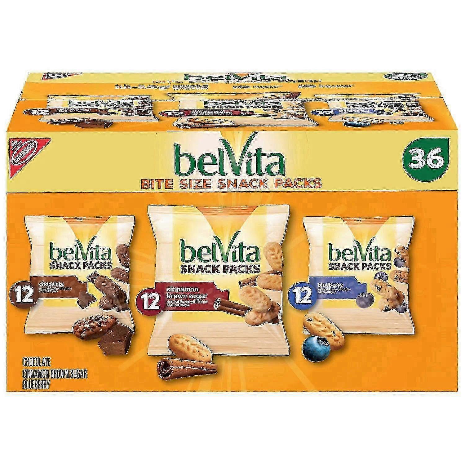 Biscuits petit-déjeuner aux myrtilles Belvita, 5 paquets