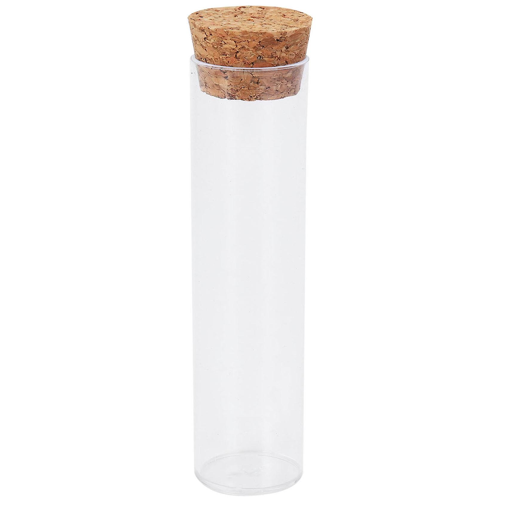 50Pcs/Pack 25X95mm πλαστικός σωλήνας καλλιέργειας φιαλιδίων Drosophila σωλήνων δοκιμής τσαγιού επίπεδου πυθμένα με το Stoppe φελλού