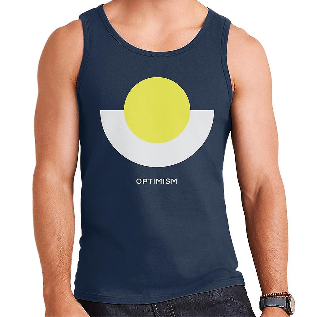 Optimisme filosofie symbool mannen Vest