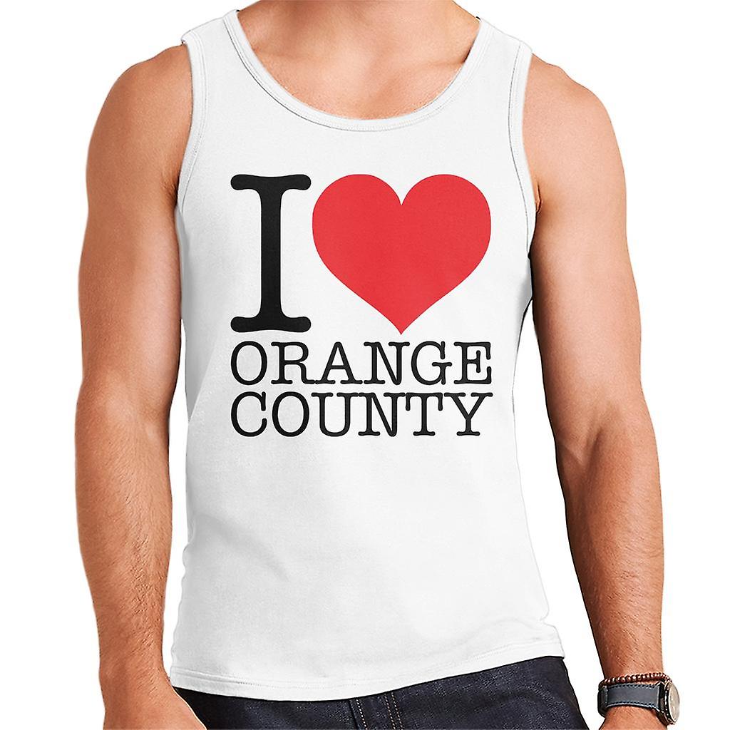 Ik hou van Orange County mannen Vest
