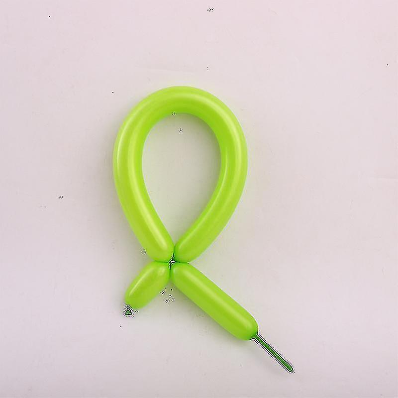 100pcs Thickened Long Strip Magic Balloon Set Multicolor Balloons