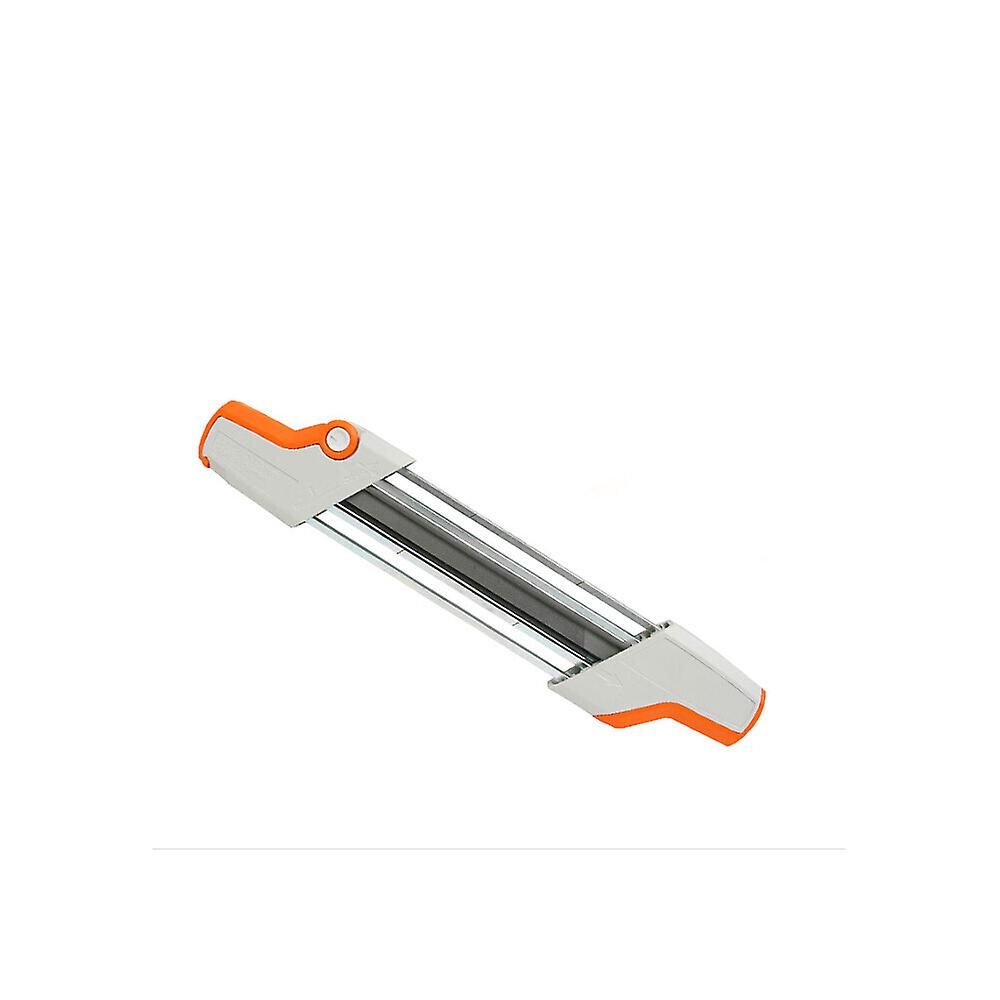 Chainsaw chain file holder, white, 32*6.85*2.53cm