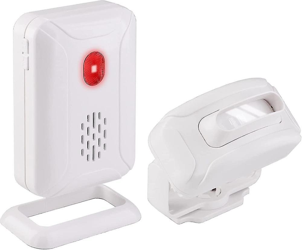 Bevegelsessensor Innkjørsel Alarm, Infrarød Og Mikrobølgeovn Radar Dual Detection Sikkerhet Alarm Dørklokke Klokke Klokke For Business Entry Kontor Hjemme Inngangsdør Ent