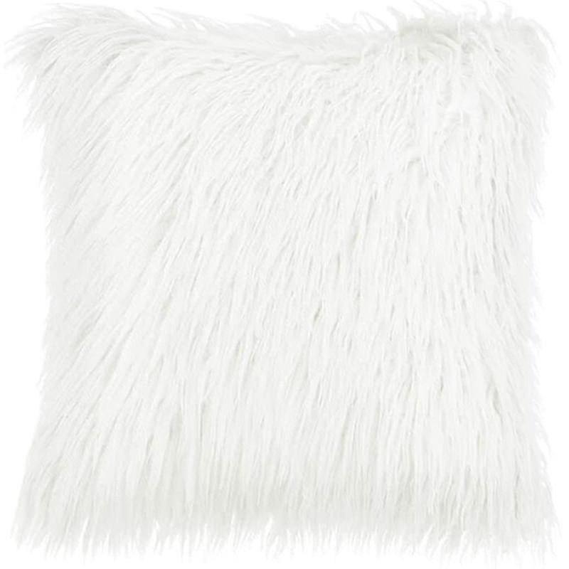 Pillowcases Faux Fur Set Of 2
