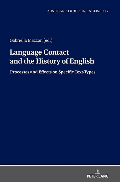 Language Contact And The History Of English Paperback Book