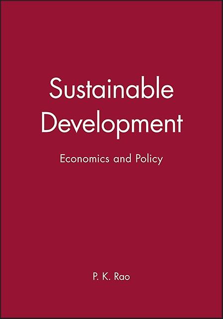 Sustainable Development by P. K. Center for Development Research Rao Paperback Book