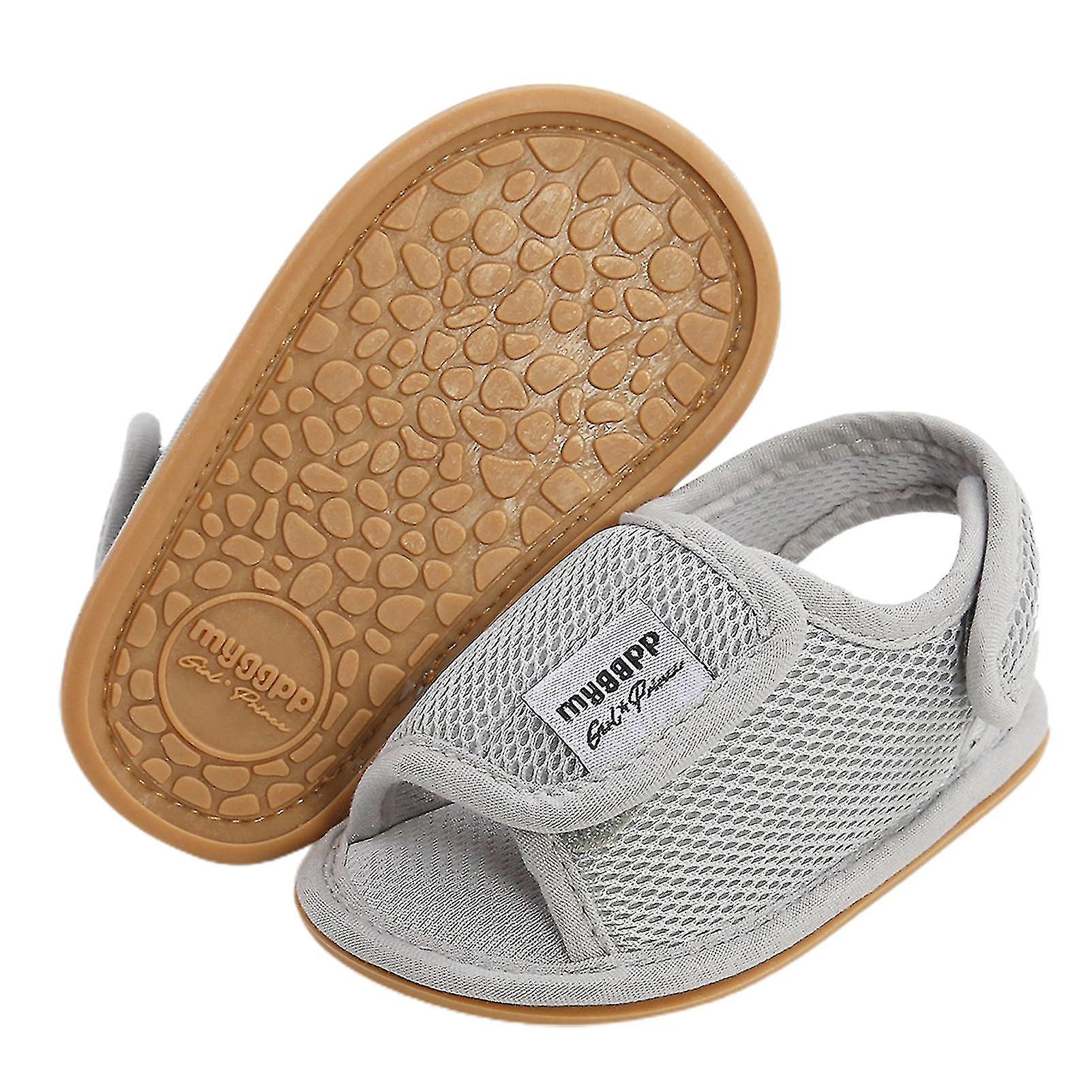Baby Walking Shoes Non Slip Soft Sole Open Toe Breathable Sandals For Summer