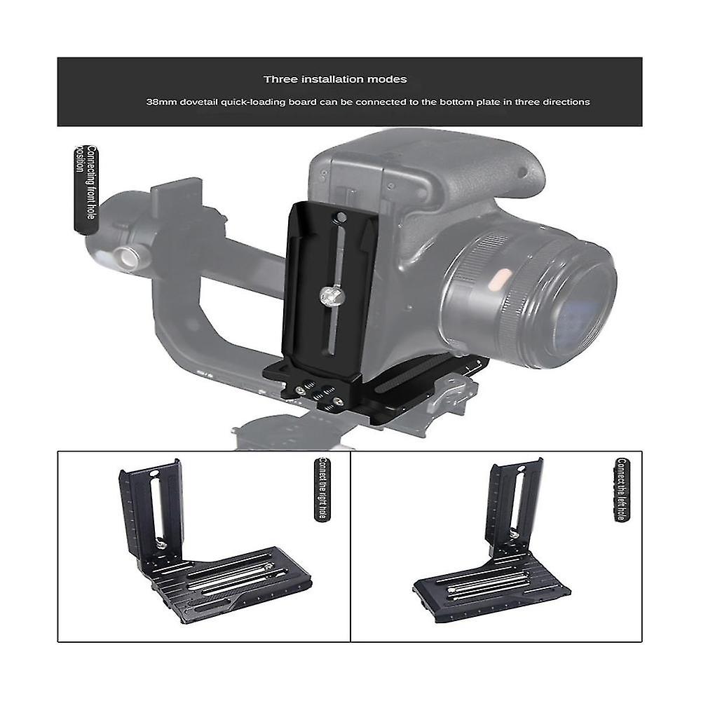 For Slr Vertical Fast Assembly Board Weebill S Mini Bi S Ruying Rsc2 Rs2 Stabilizer L-shaped Assemb