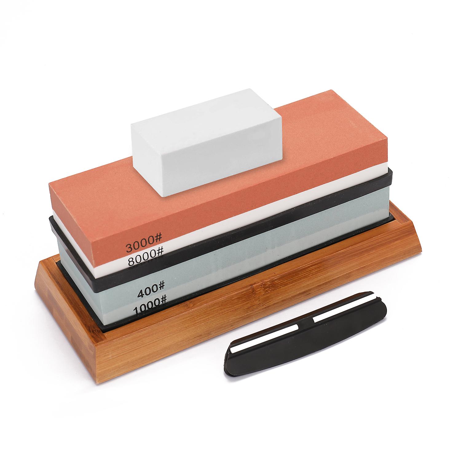 Grit Premium Whetstone Cut Sharpening Stone Set