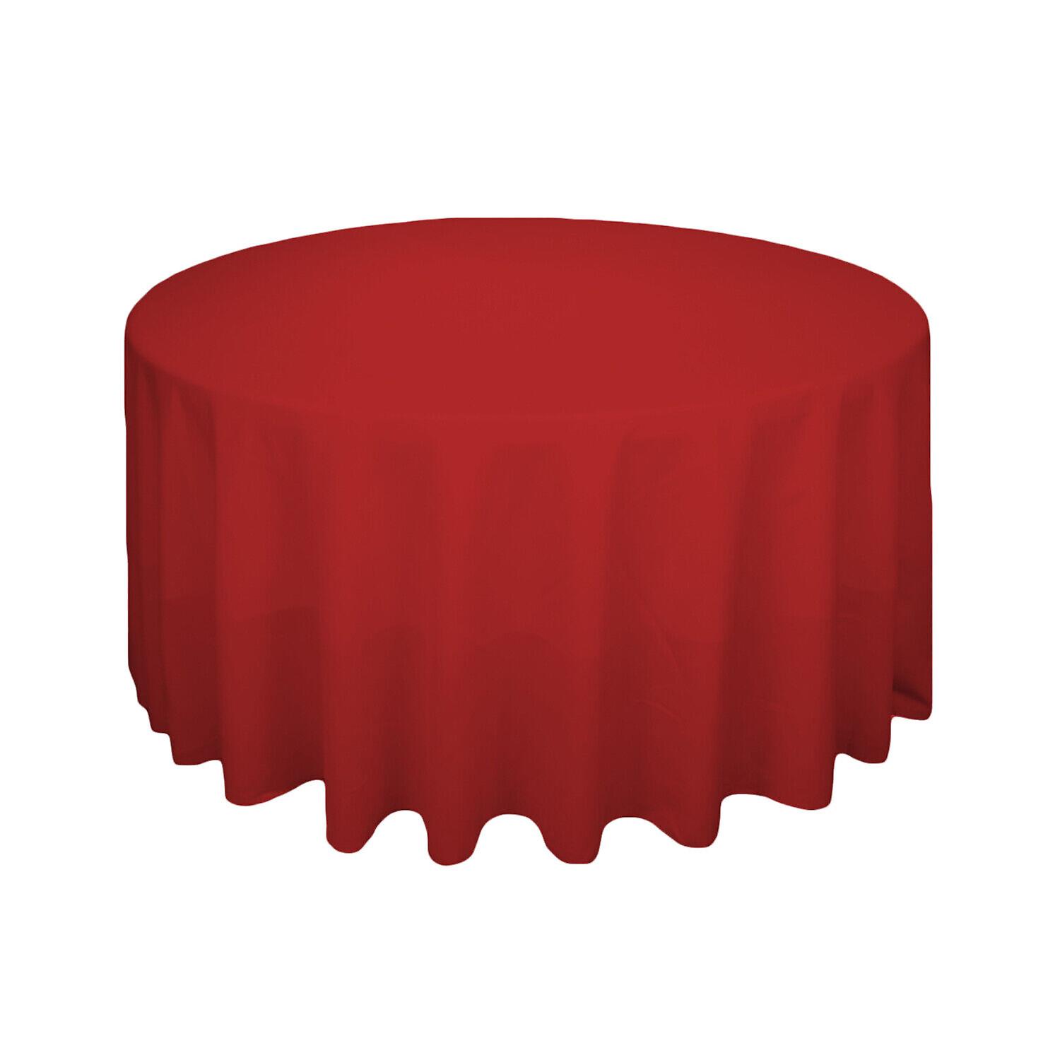 Polyester Spun Fabric Tablecloth Wedding Party Decor