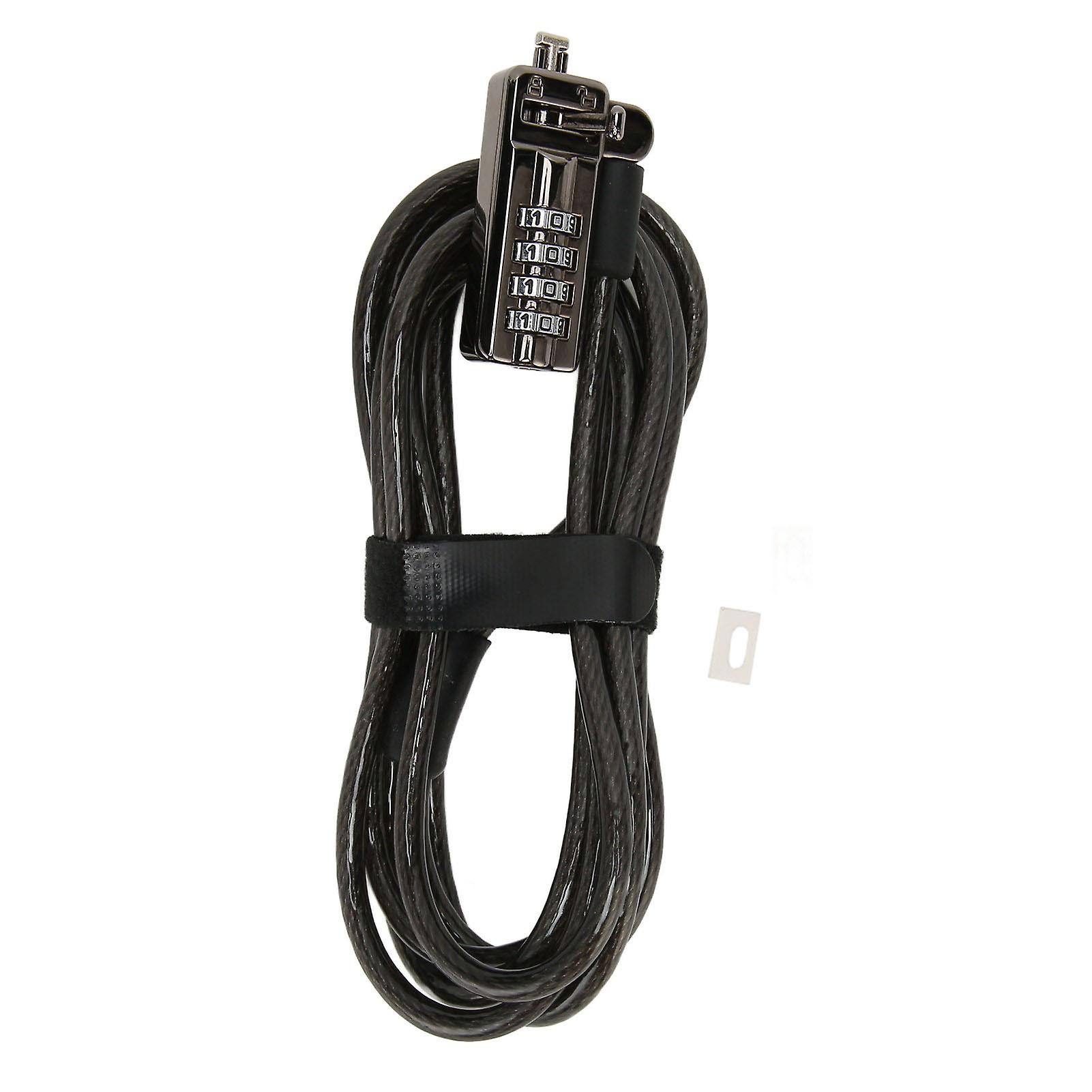 Laptop Cable Lock Theft Deterrent Keyless Lock Laptop Lock Security Cable with 4 Digit Password Protections for Lenovo Black