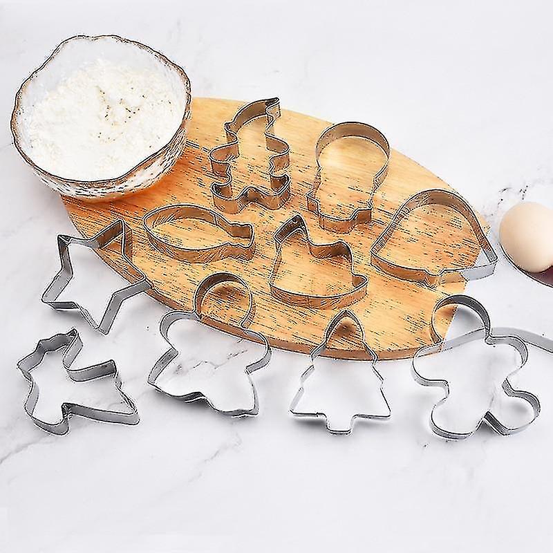 Bakeware Sets 3 Cookie Cutter Biscuit Press Stamp Embosser Sugar Pasty Cake Diy Baking Mould Pasteleriay